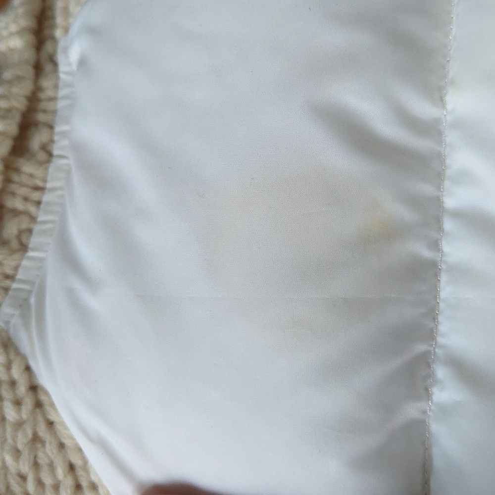 Vintage Polo Cream Knit and Down Puffer Jacket - Picture 16 of 17